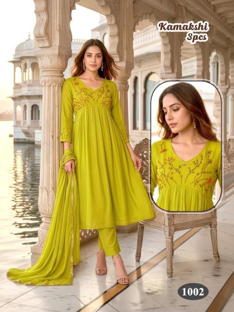 Desi kudi kamakshi 3pcs wholesale rate kurtis online